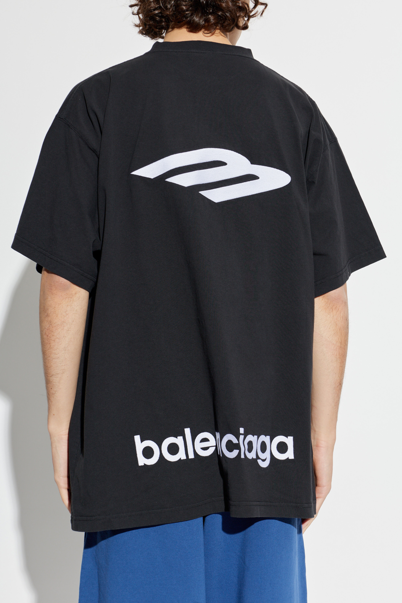 Preto T-shirt da coleção 'Skiwear' Balenciaga - Vitkac Brazil